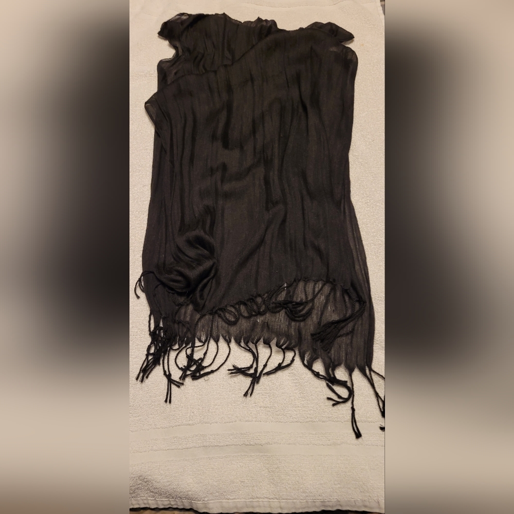 Black scarf/shoulder wrap
